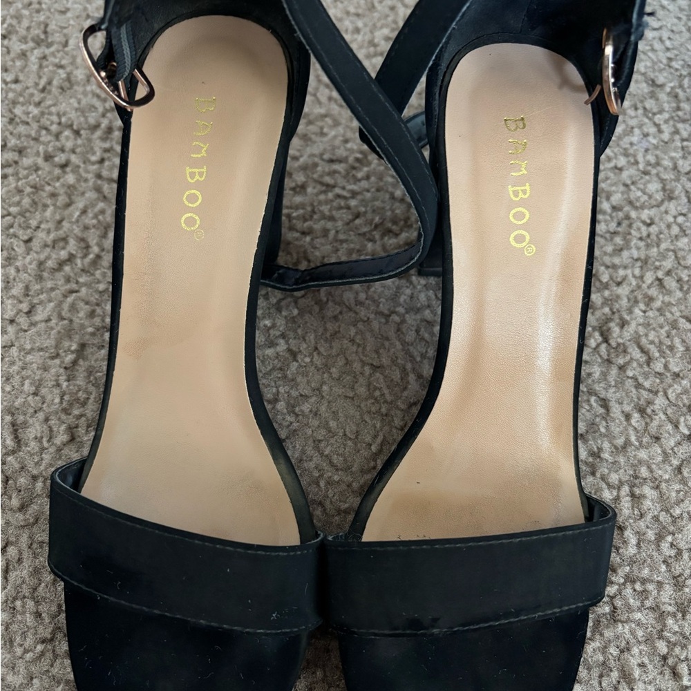 Bamboo Black Women's Sandals